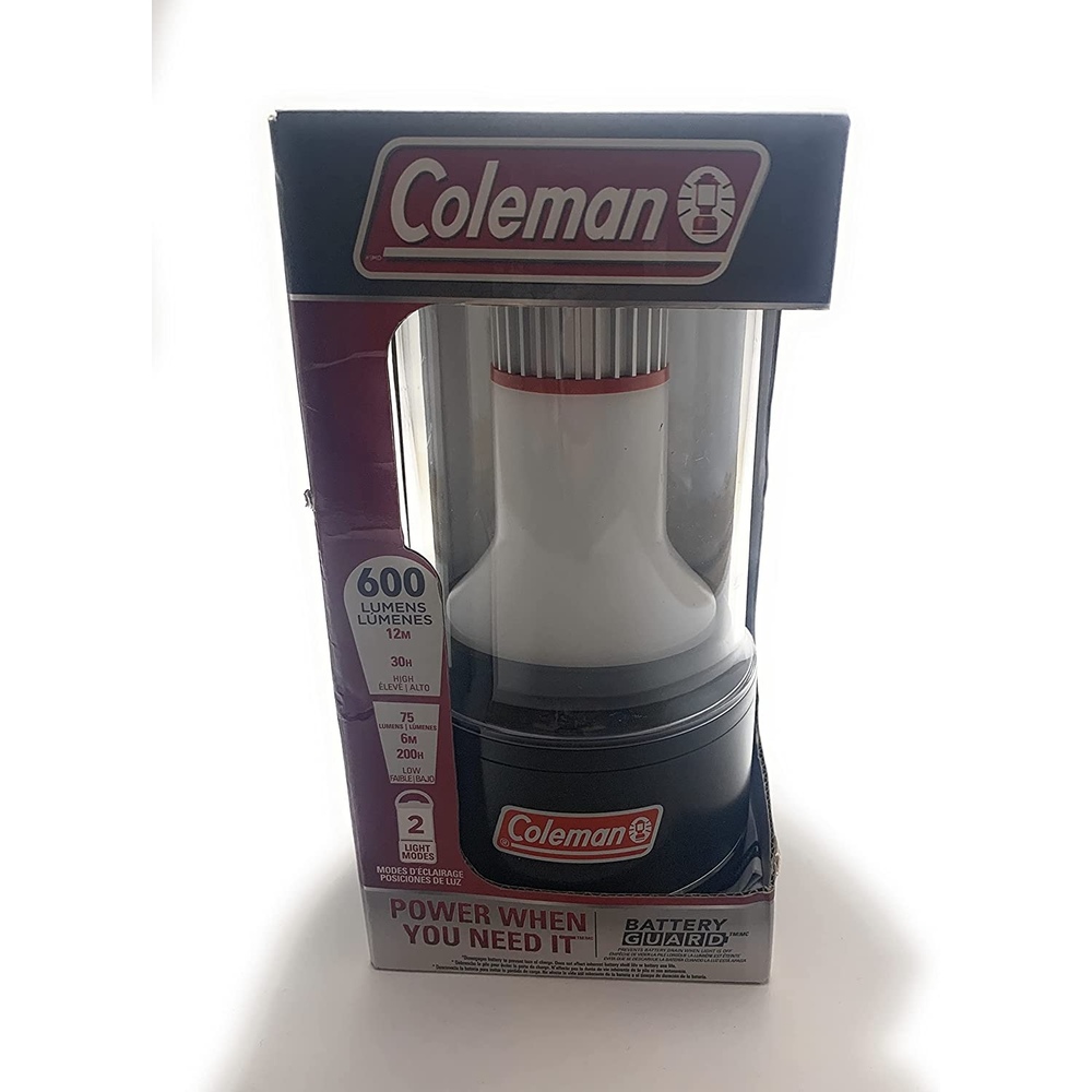 Coleman - 600 Lumens LED Lantern with BatteryGuard - BLACK