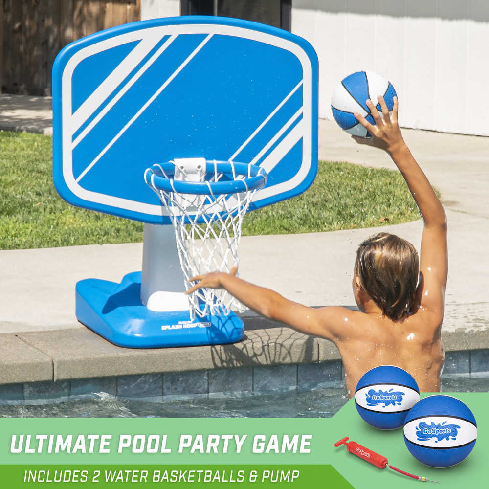 GoSports - Splash Hoop PRO Pool Basketball - Blue