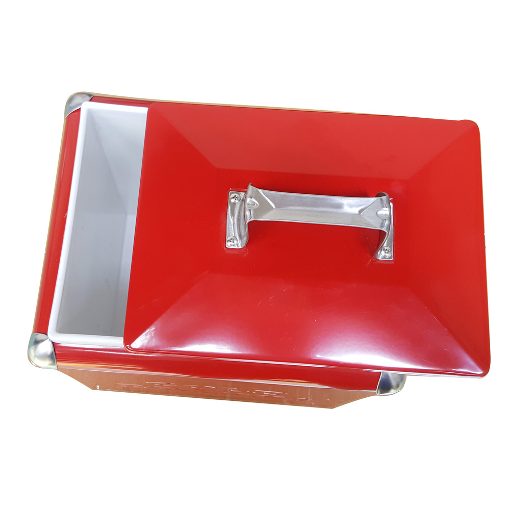 Permasteel - 14qt Portable Patio Cooler - Red
