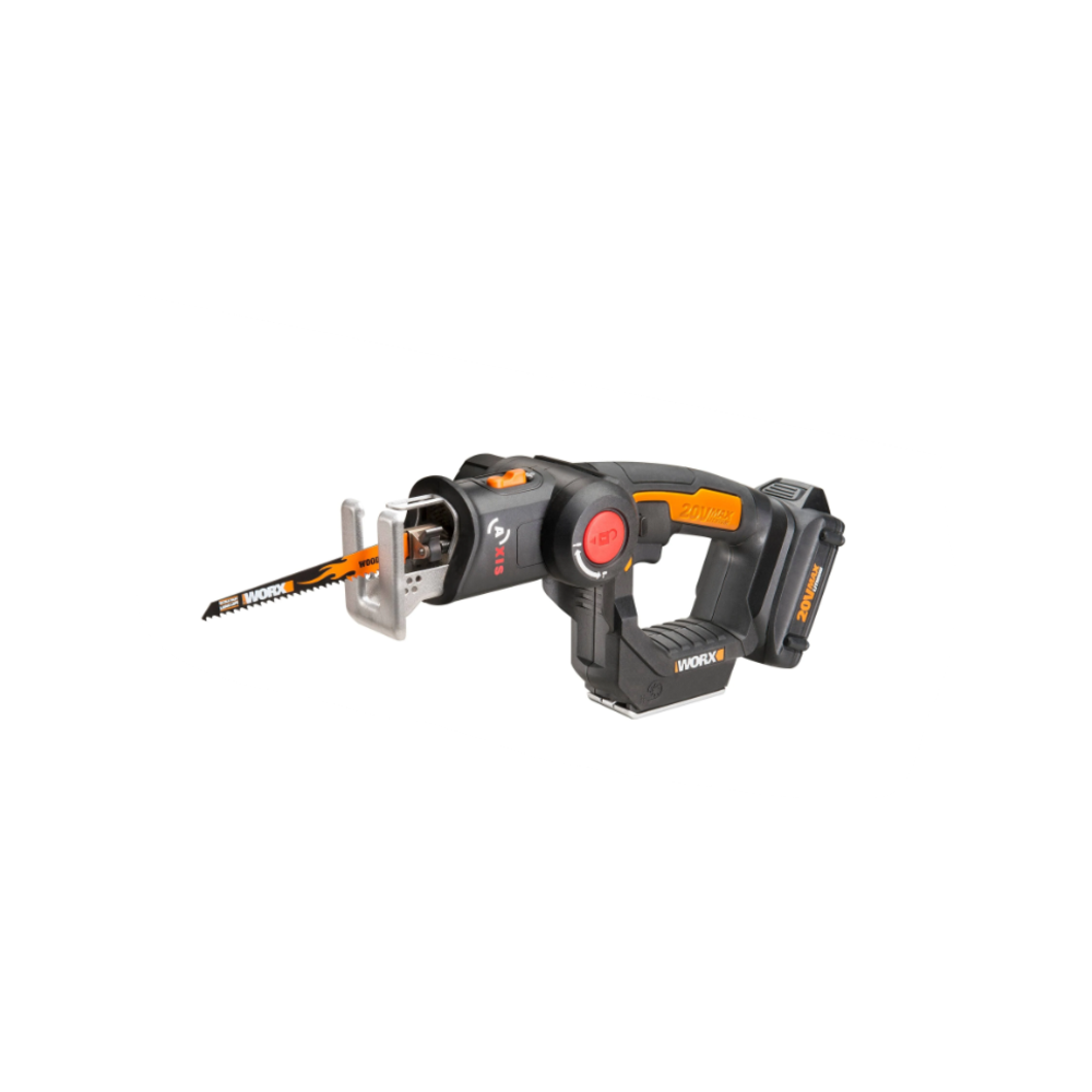 Worx - 20v Power Share Axis Cordless Reciprocating & Jig Saw