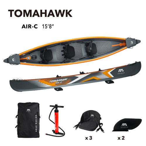 Aqua Marina - Tomahawk 3-person Kayak/canoe
