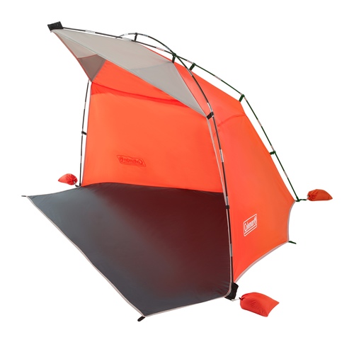 Coleman -- Skyshade Compact Large Portable Beach Shade - Tiger Lily