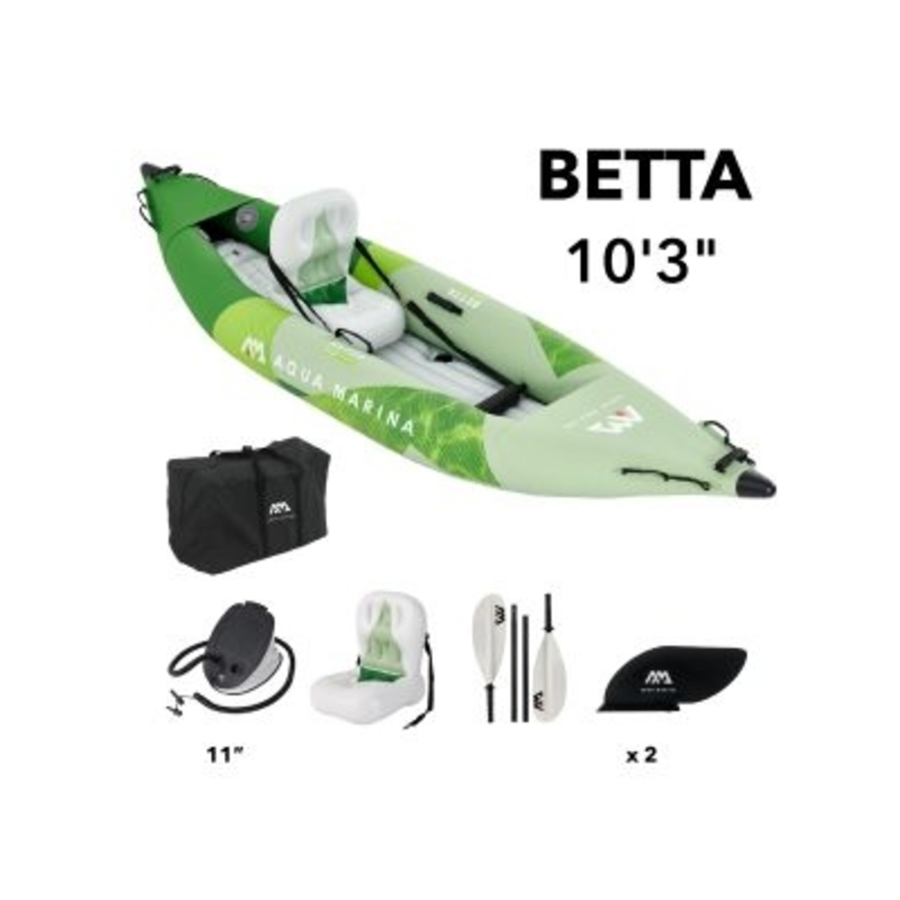 Aqua Marina - 2022 Betta-312 Recreational 1-person Kayak