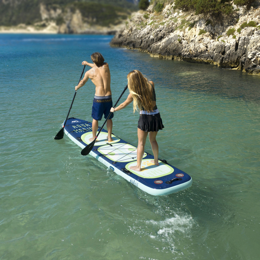 Aqua Marina - SUPER TRIP 14'0 Tandem Family Inflatable Stand Up Paddle Board (iSup)