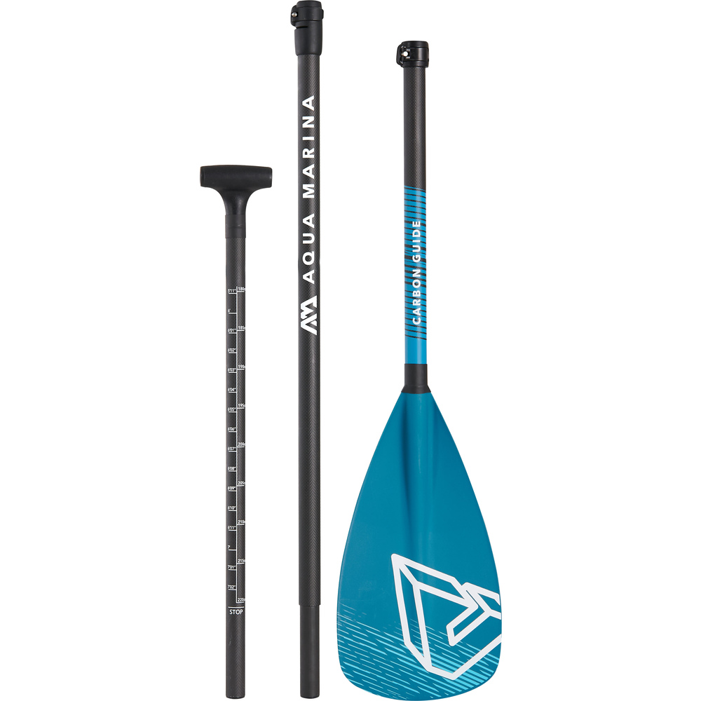 Aqua Marina - CARBON GUIDE Adjustable Carbon/Fiberglass iSUP Paddle (3 sections)