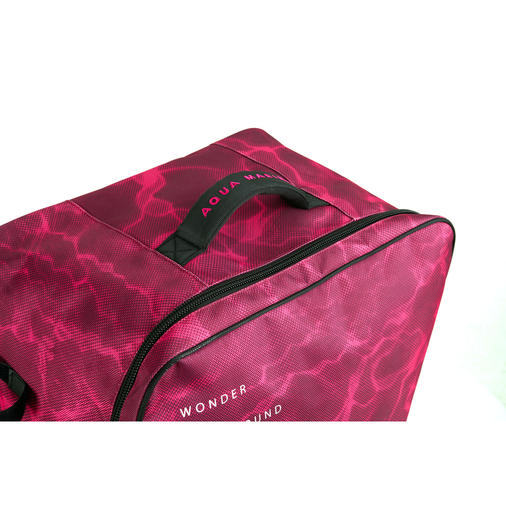 Aqua Marina - Premium Luggage Bag - (raspberry) With Rolling Wheel 132l