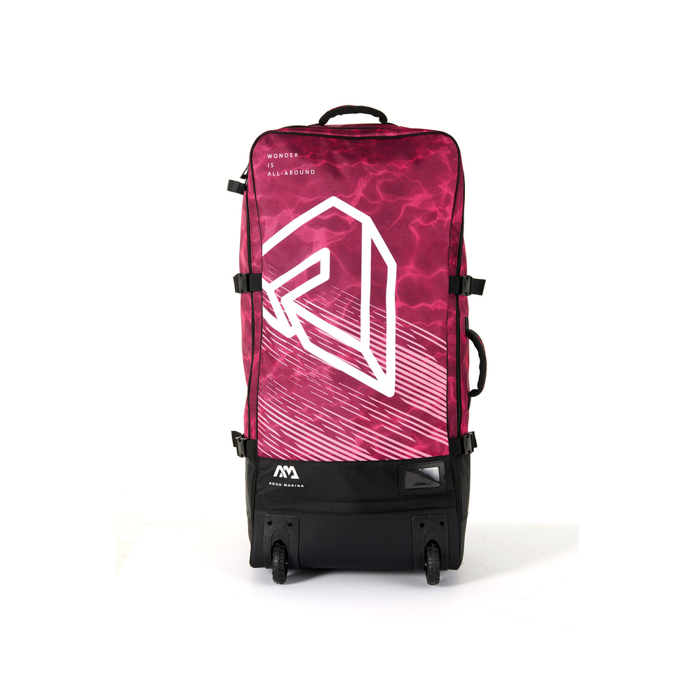 Aqua Marina - Premium Luggage Bag - (Raspberry) with rolling wheel 123L