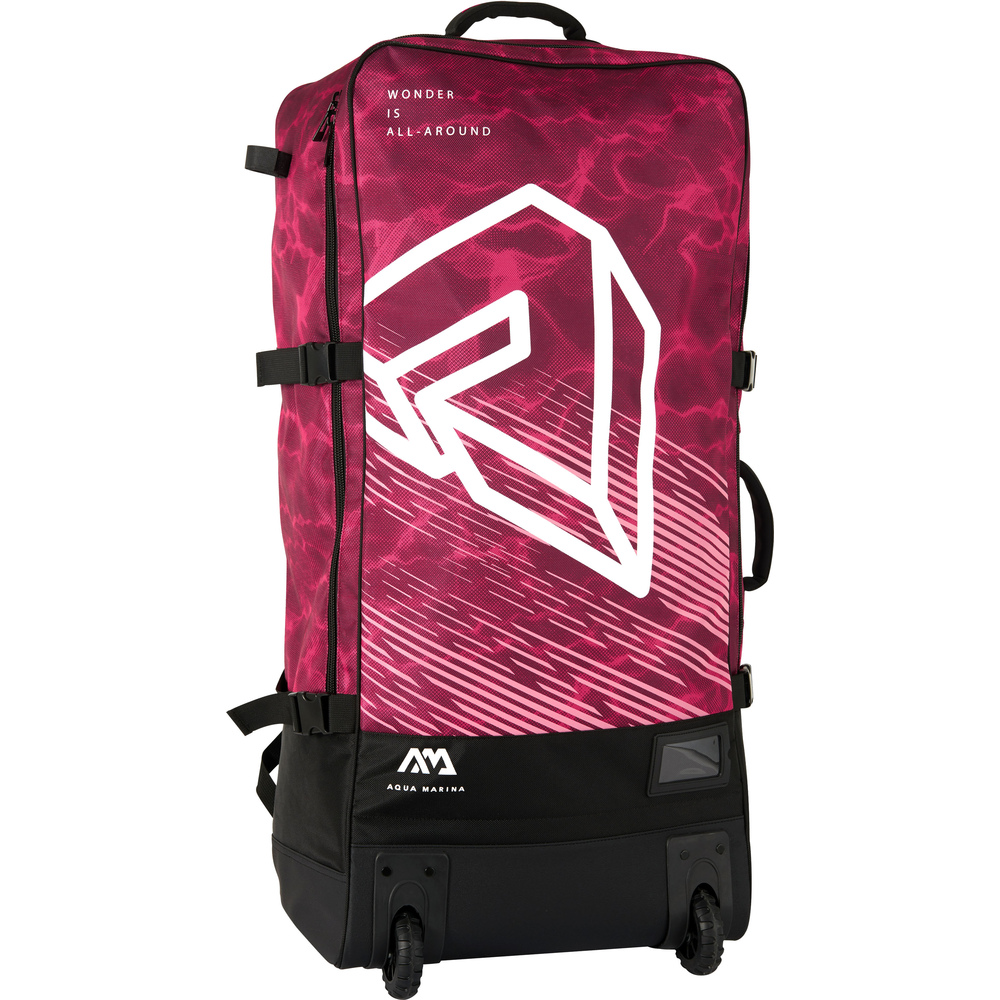 Aqua Marina - Premium Luggage Bag - (raspberry) With Rolling Wheel 132l