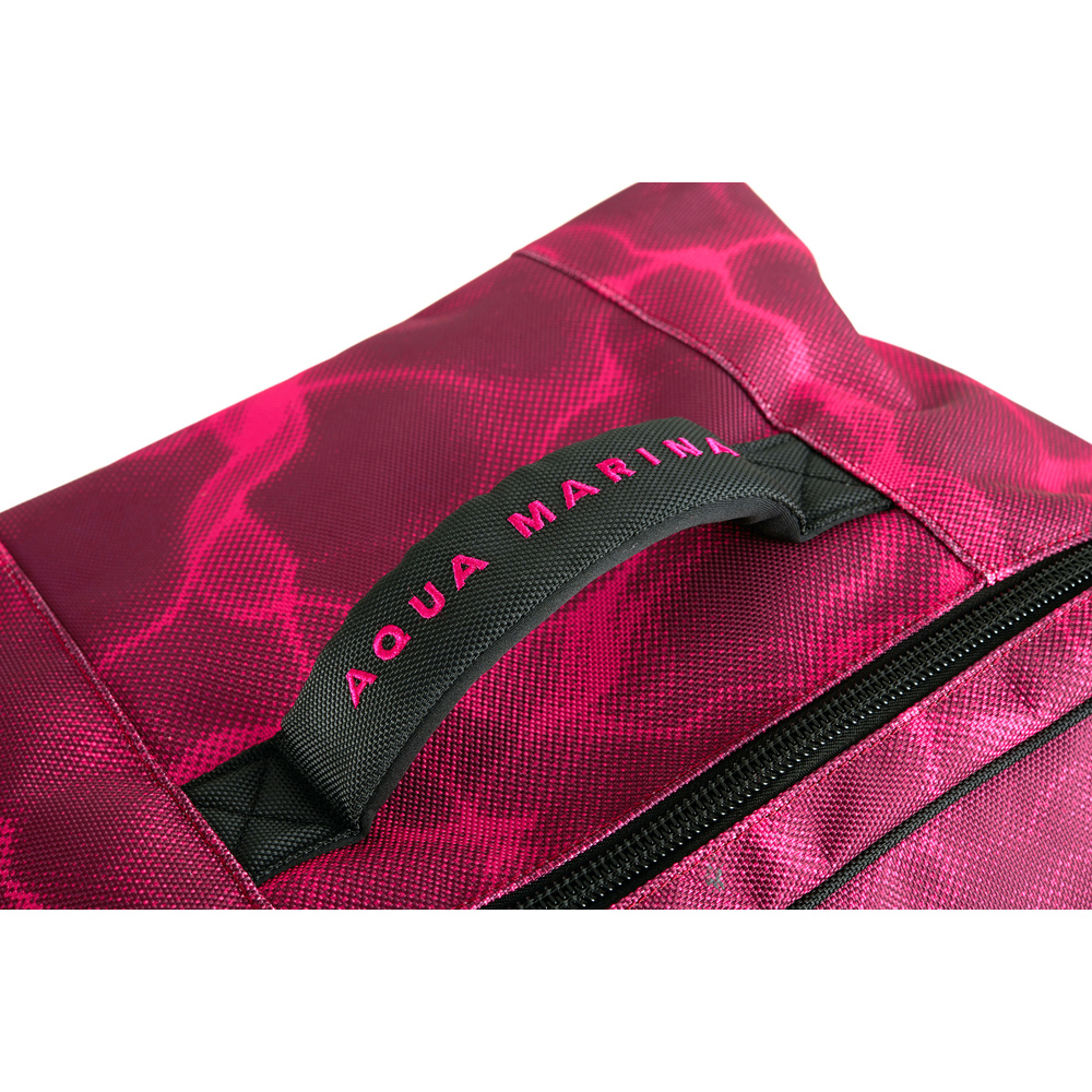 Aqua Marina - Premium Luggage Bag - (raspberry) With Rolling Wheel 132l