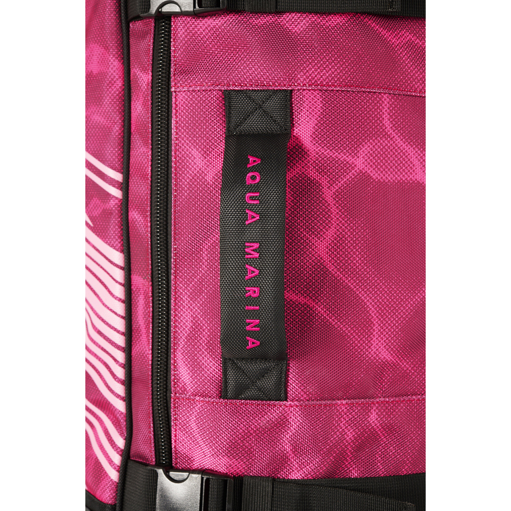 Aqua Marina - Premium Luggage Bag - (Raspberry) with rolling wheel 123L