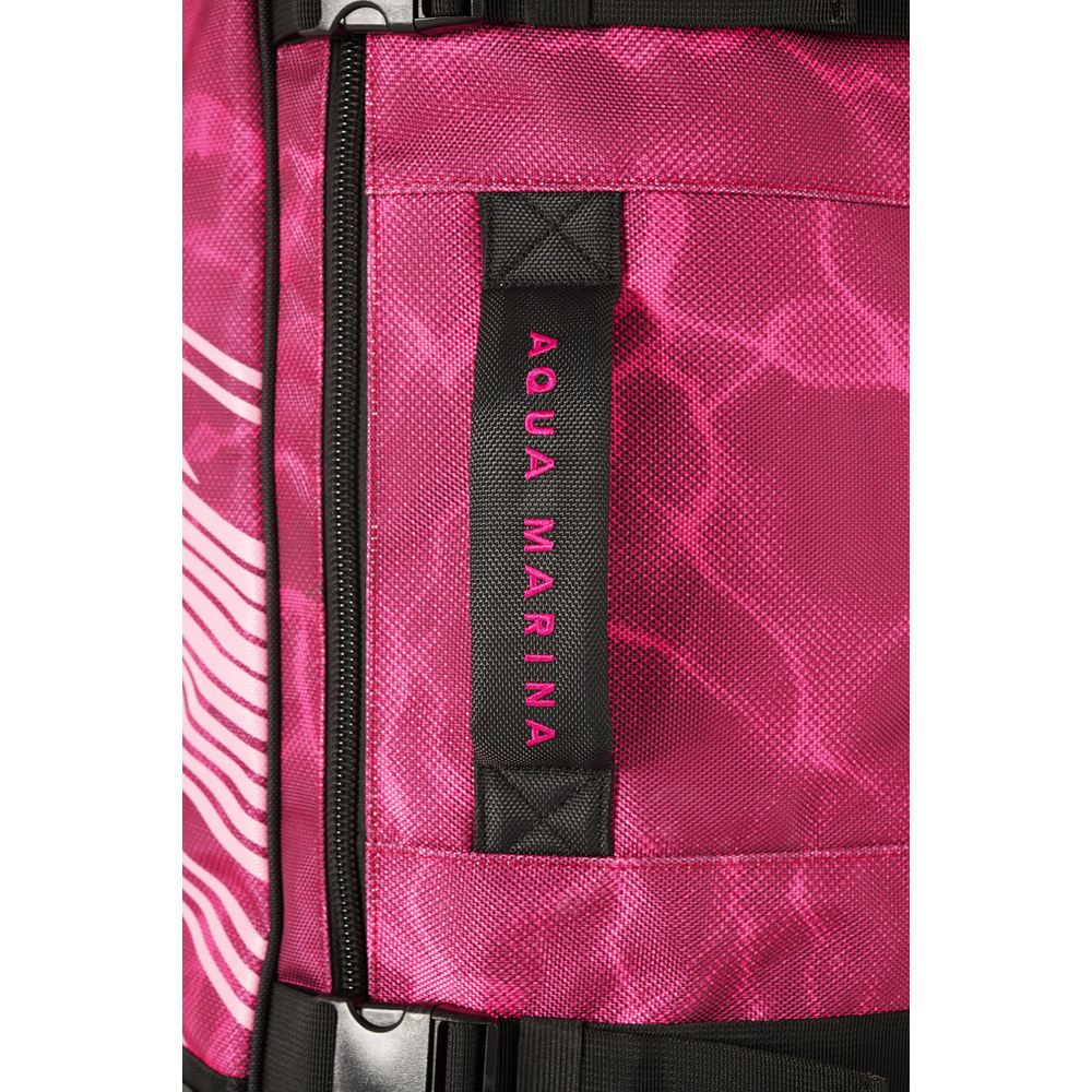 Aqua Marina - Premium Luggage Bag - (raspberry) With Rolling Wheel 132l