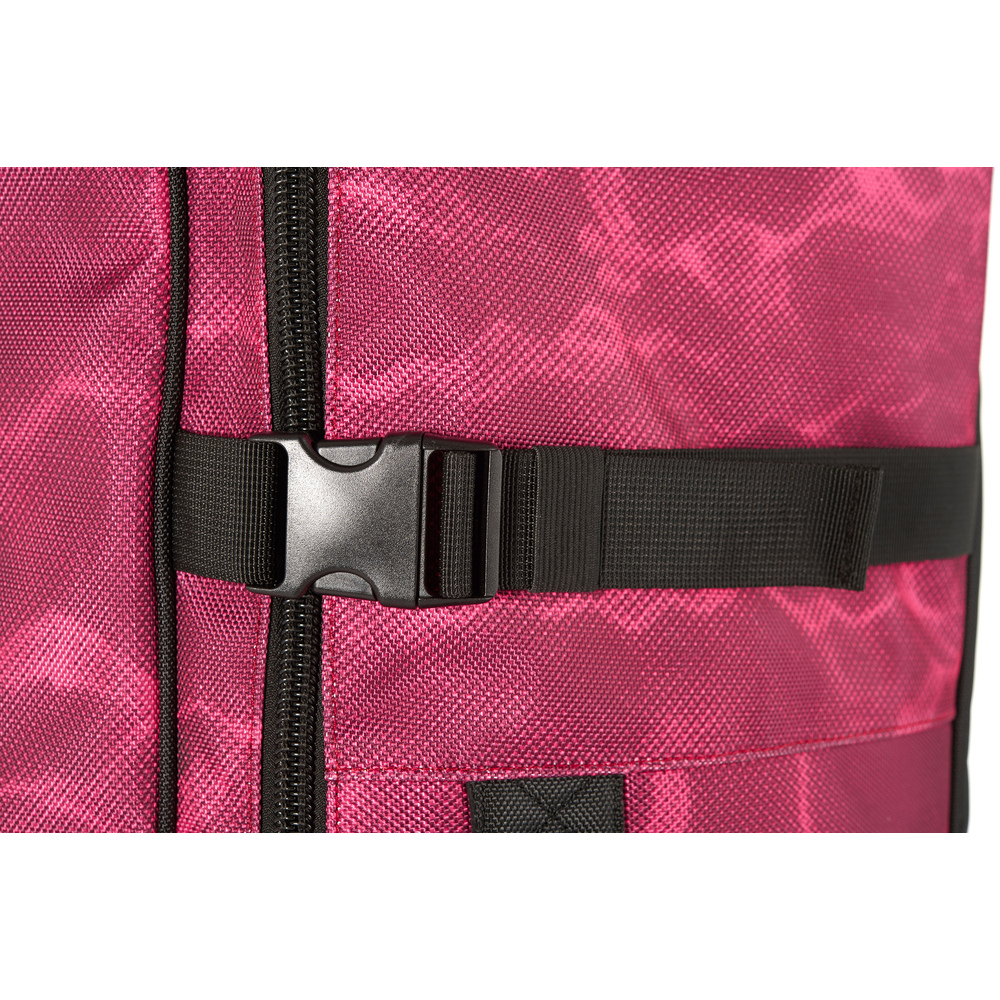 Aqua Marina - Premium Luggage Bag - (Raspberry) with rolling wheel 123L