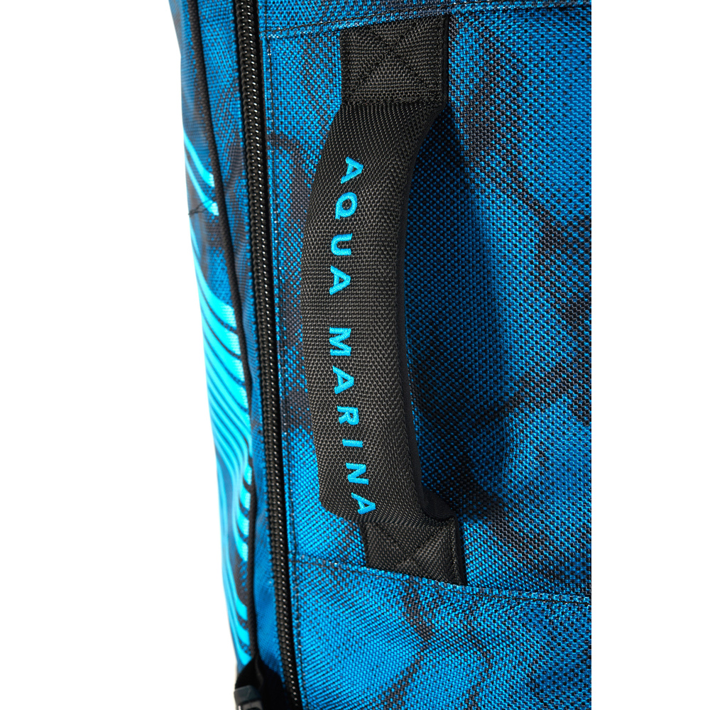 Aqua Marina - Premium Luggage Bag - (blueberry) With Rolling Wheel 132l