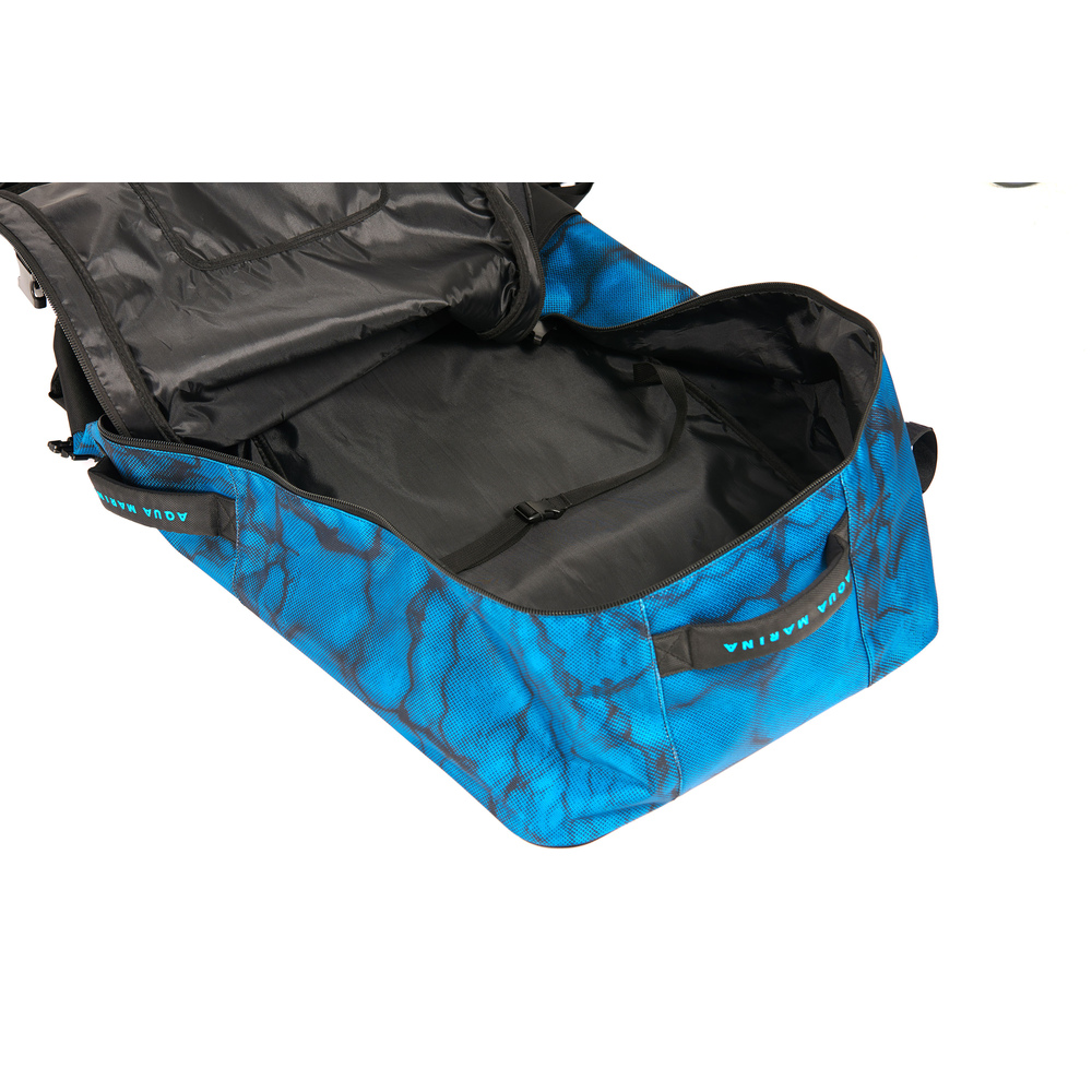 Aqua Marina - Premium Luggage Bag - (Blueberry) with rolling wheel 90L