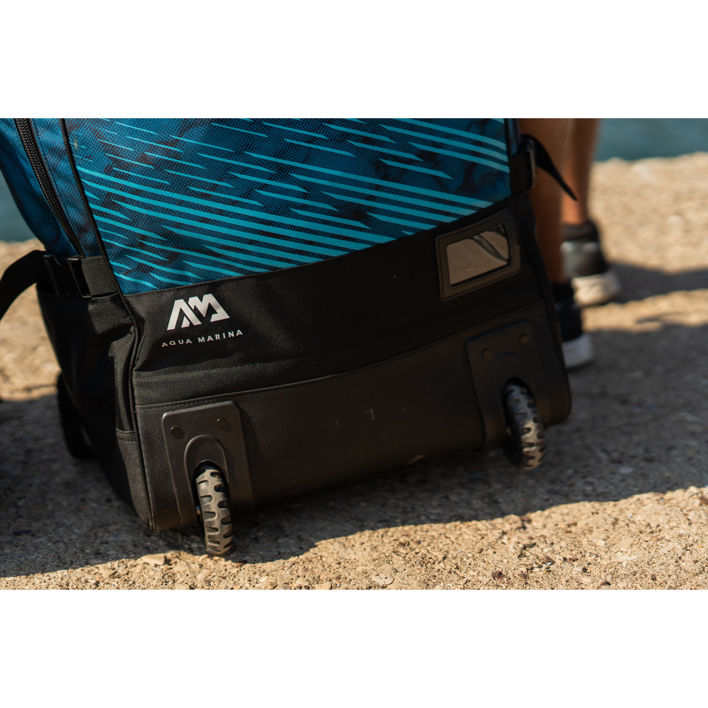 Aqua Marina - Premium Luggage Bag - (Blueberry) with rolling wheel 90L