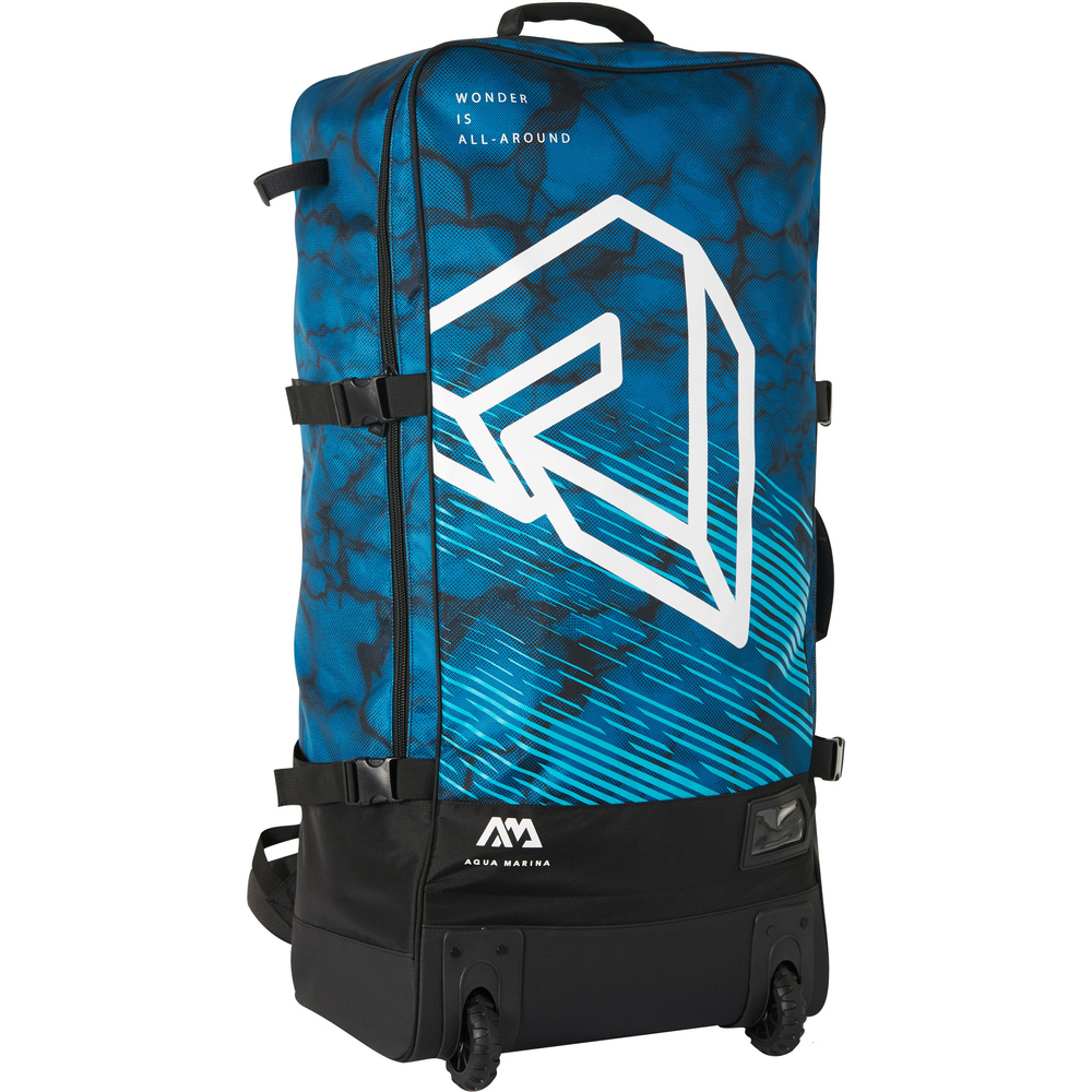 Aqua Marina - Premium Luggage Bag - (blueberry) With Rolling Wheel 132l