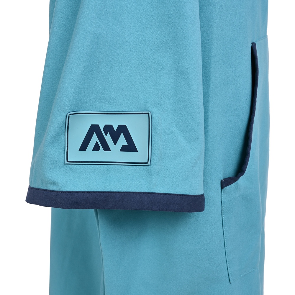 Aqua Marina - Micro-fabric Change Poncho (aqua) - Medium