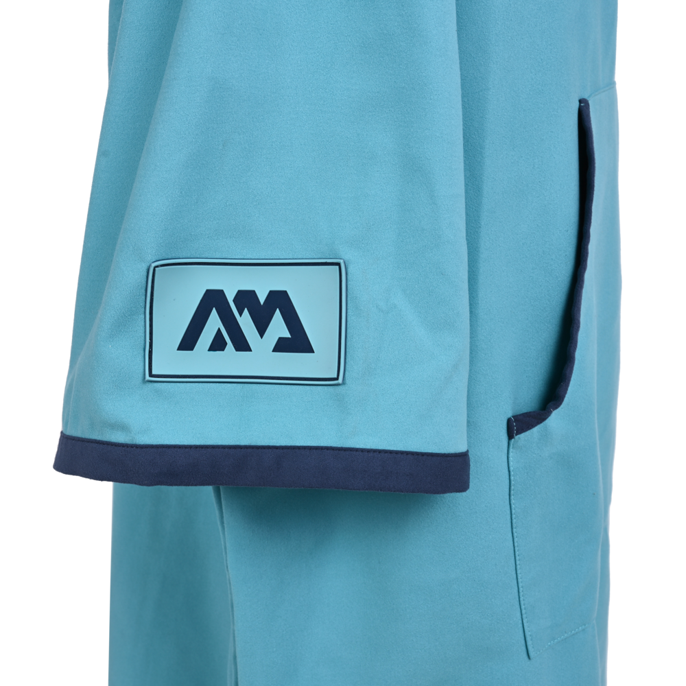 Aqua Marina - Micro-fabric Change Poncho (aqua) - Medium