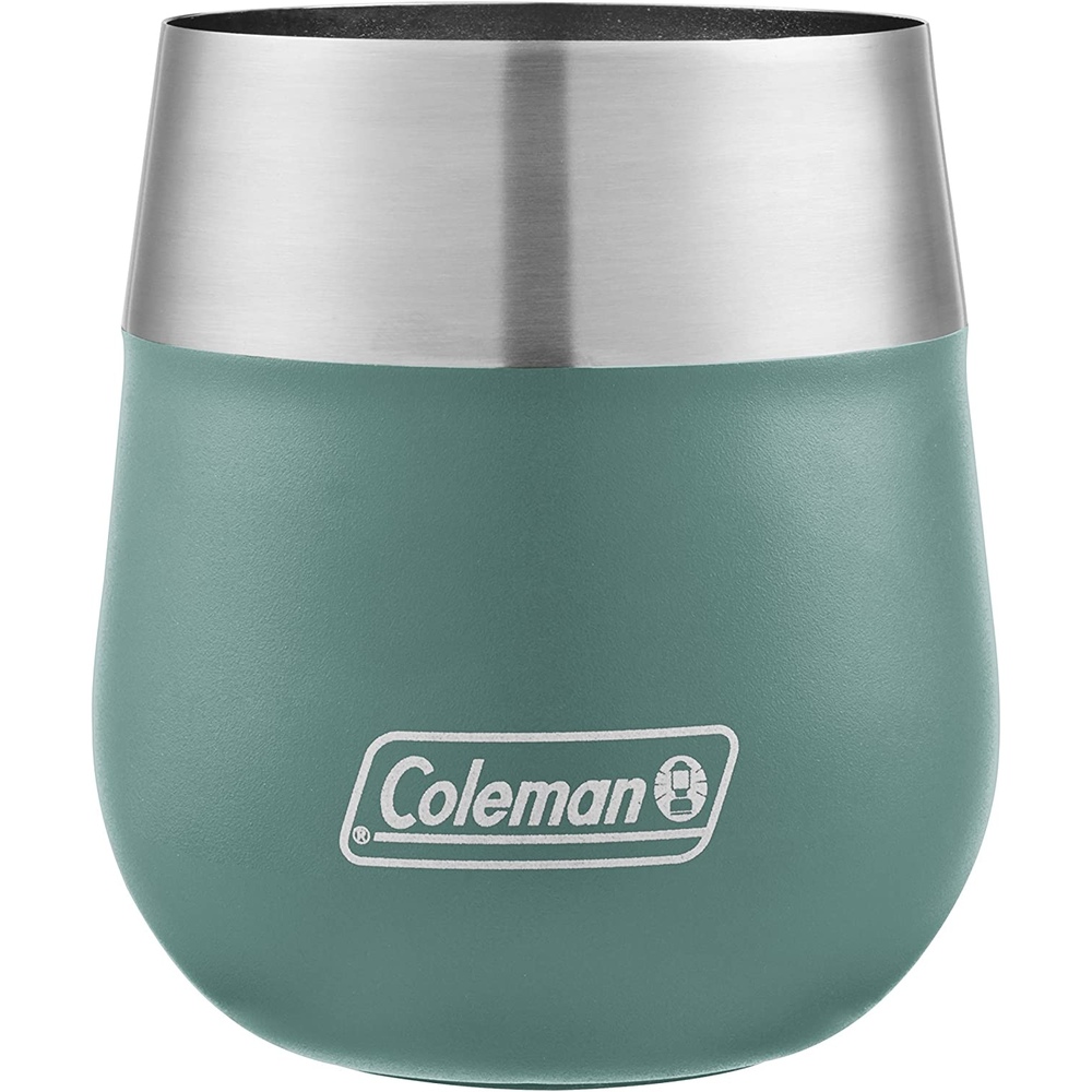 Coleman - Claret Insulated Wine Glass - Seafoam
