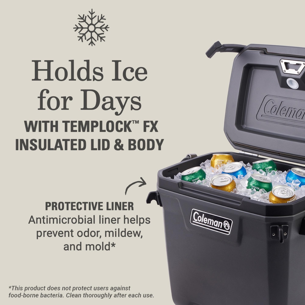 Coleman - 28 Qt Convoy Personal Cooler - Dark Stone