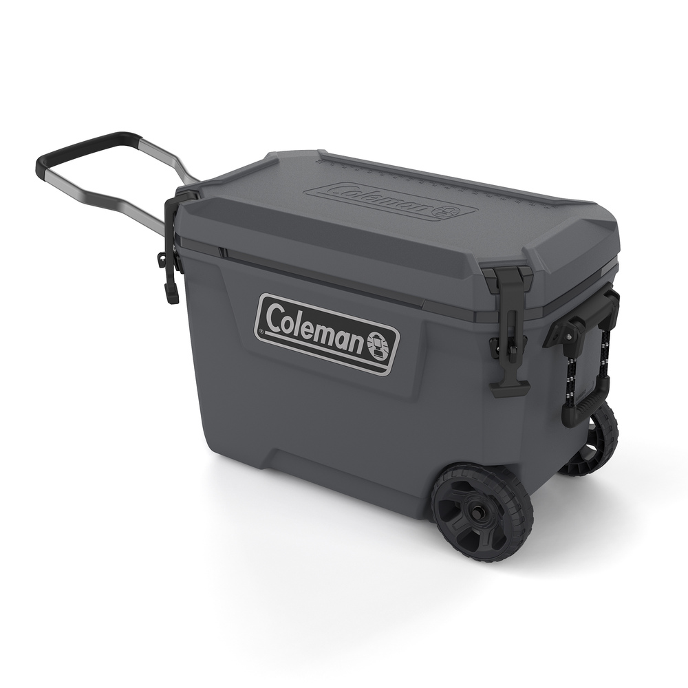 Coleman - 65 Qt Convoy Wheeled Cooler - Dark Stone