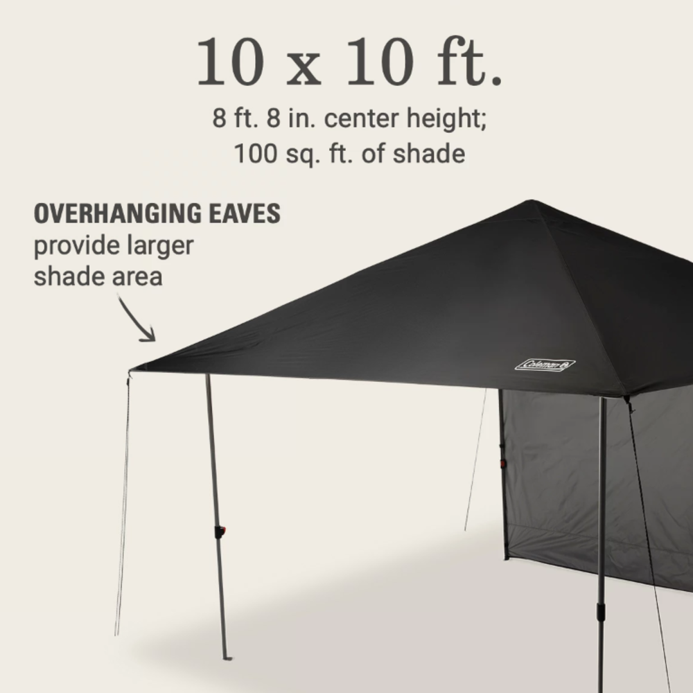 Coleman - Oasis Lite Canopy 10X10 w/Sunwall - Black