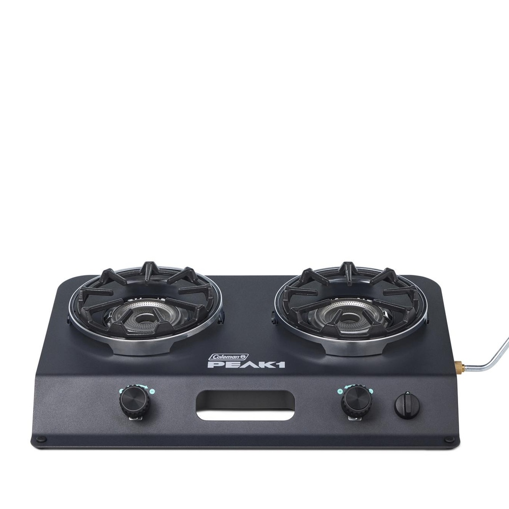 Coleman - Propane Stove 2-Burner Peak 1 w/case - Black