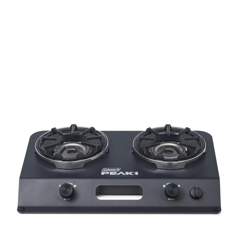 Coleman - Propane Stove 2-Burner Peak 1 w/case - Black