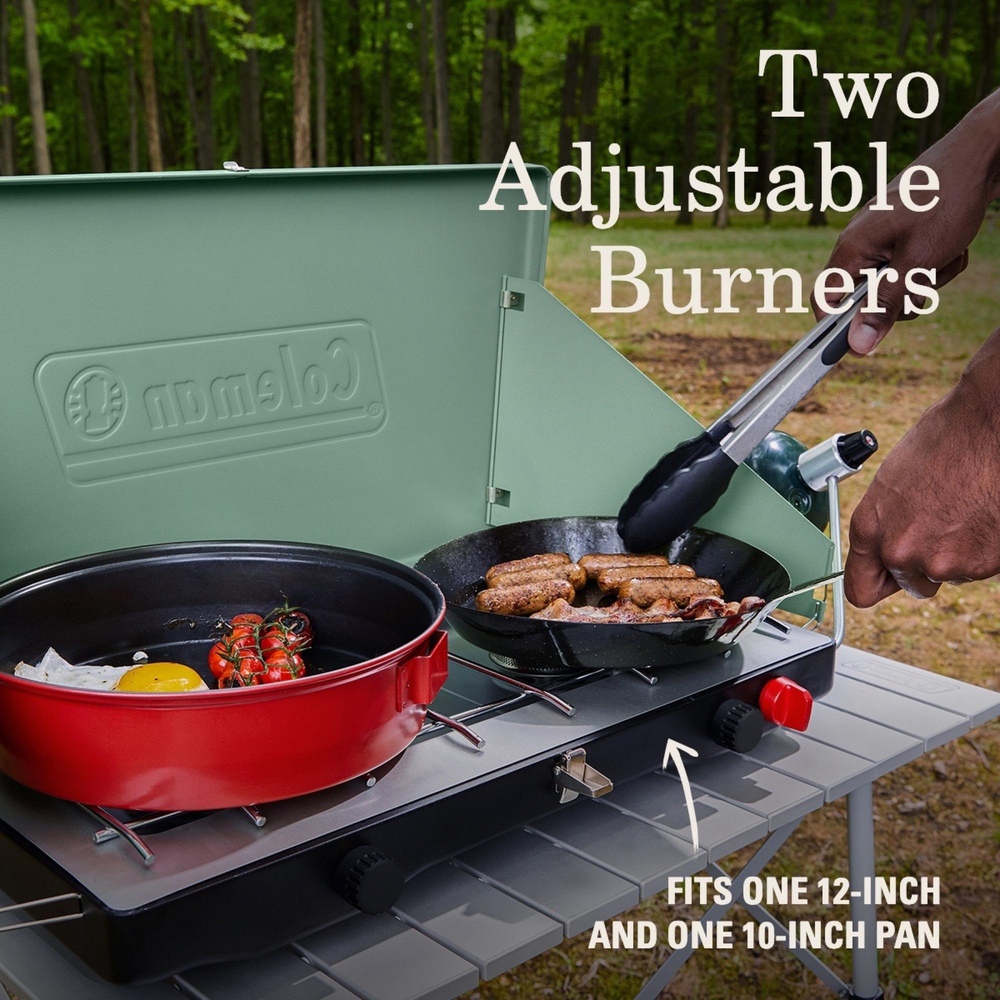 Coleman - Cascade™ Classic 2-burner Propane Stove - Moss Green