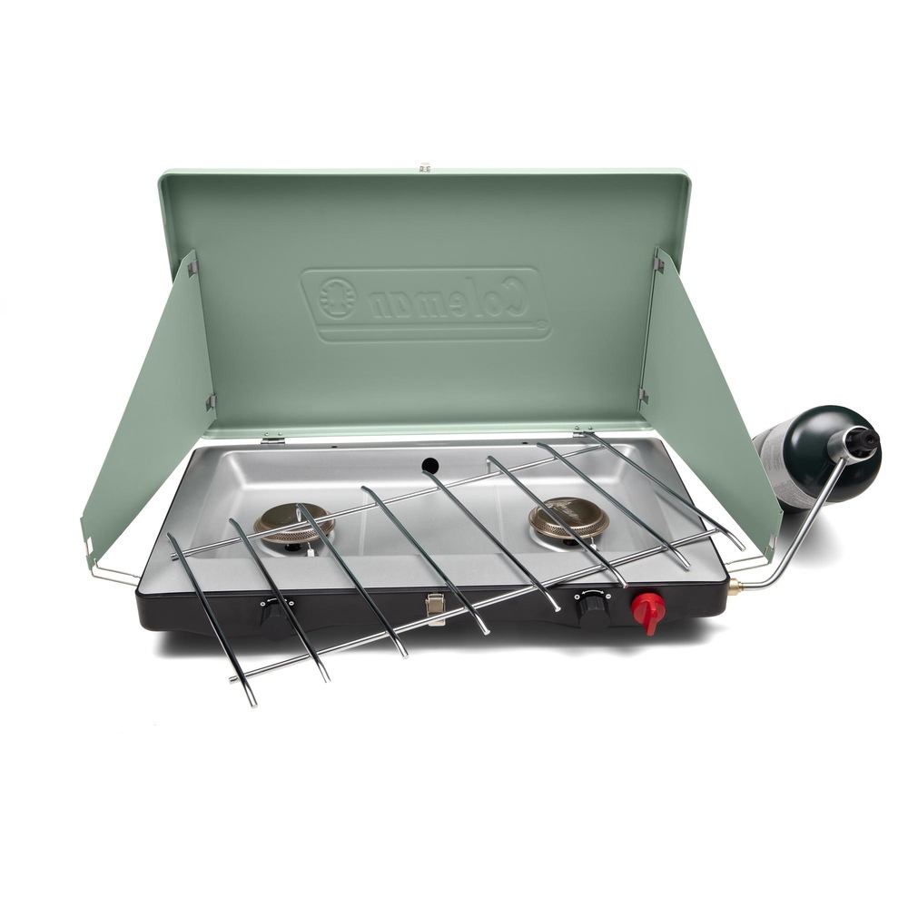 Coleman - Cascade™ Classic 2-burner Propane Stove - Moss Green