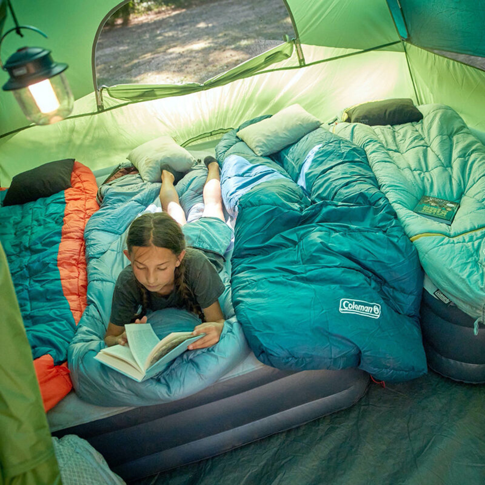 Coleman - Twin Supportrest™ Double-high Airbed W/rechargeable Bip