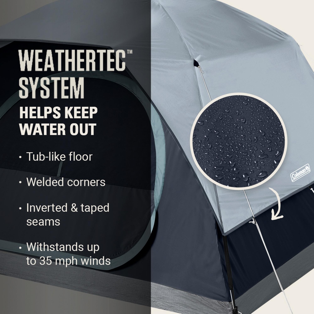Coleman - 4-person Skydome Lighted Tent