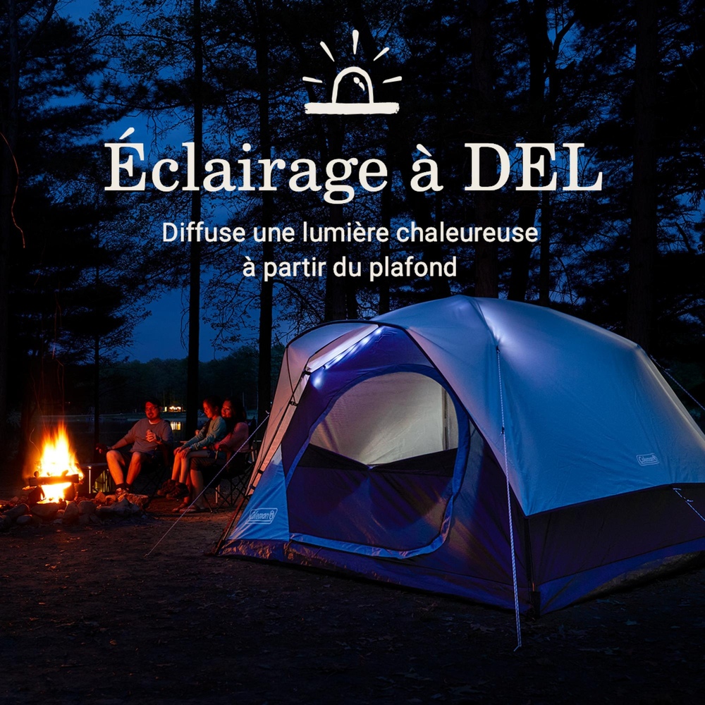 Coleman - 4-person Skydome Lighted Tent