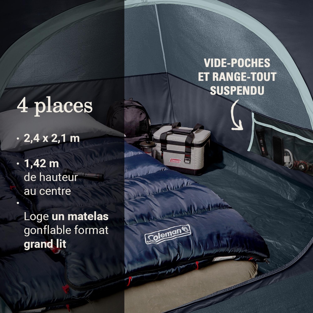 Coleman - 4-person Skydome Lighted Tent