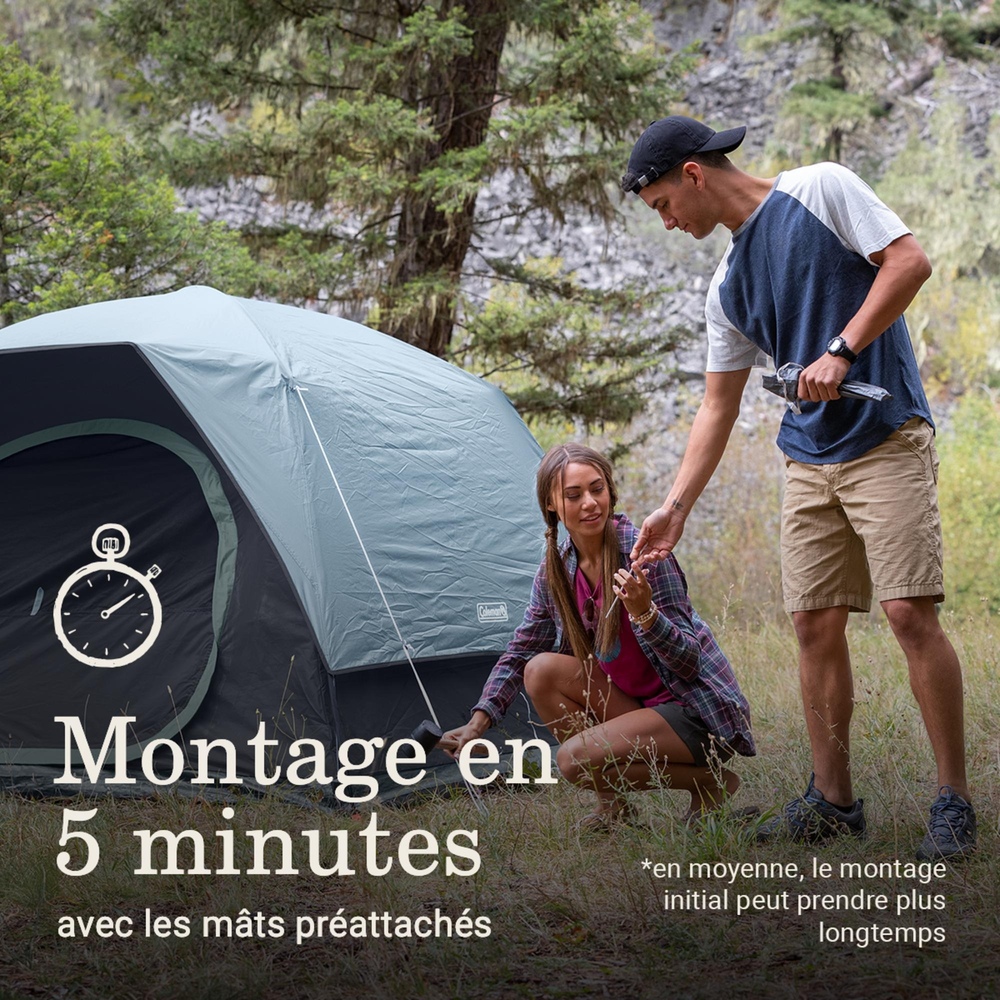 Coleman - 4-person Skydome Lighted Tent