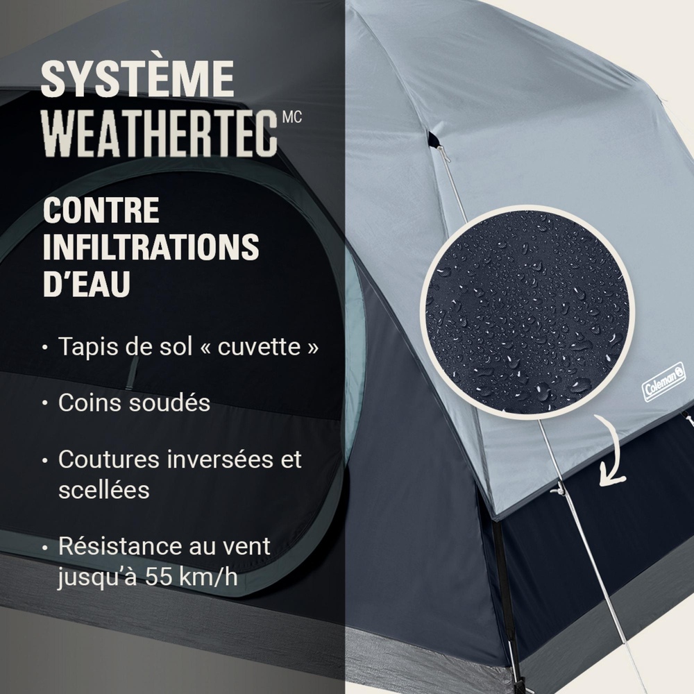 Coleman - 4-person Skydome Lighted Tent