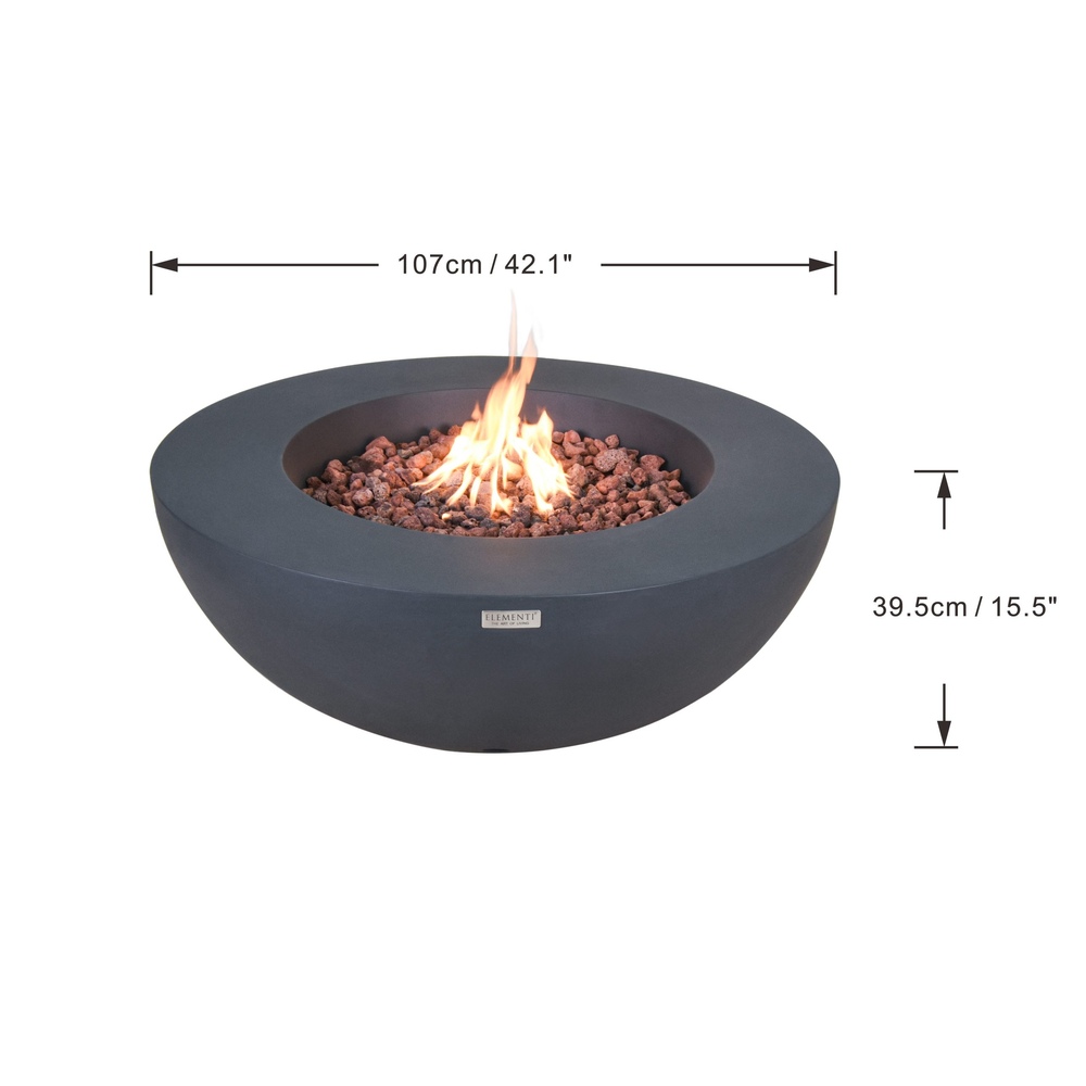 Elementi - Lunar Bowl Dark Gray - NG