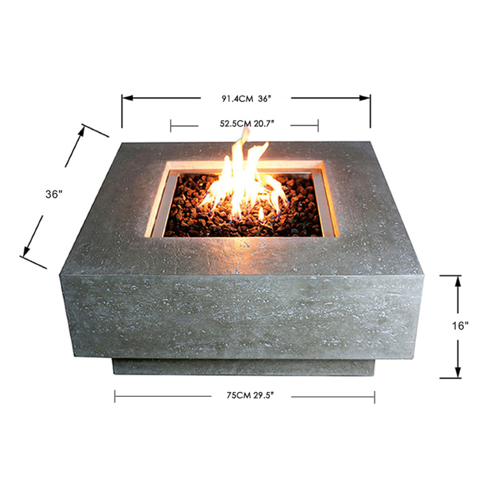 Elementi - Manhattan Fire Table - Ng