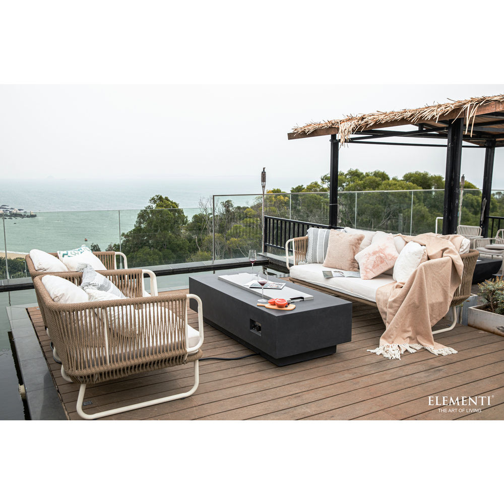 Elementi - Granville Fire Table - Dark Gray - Ng