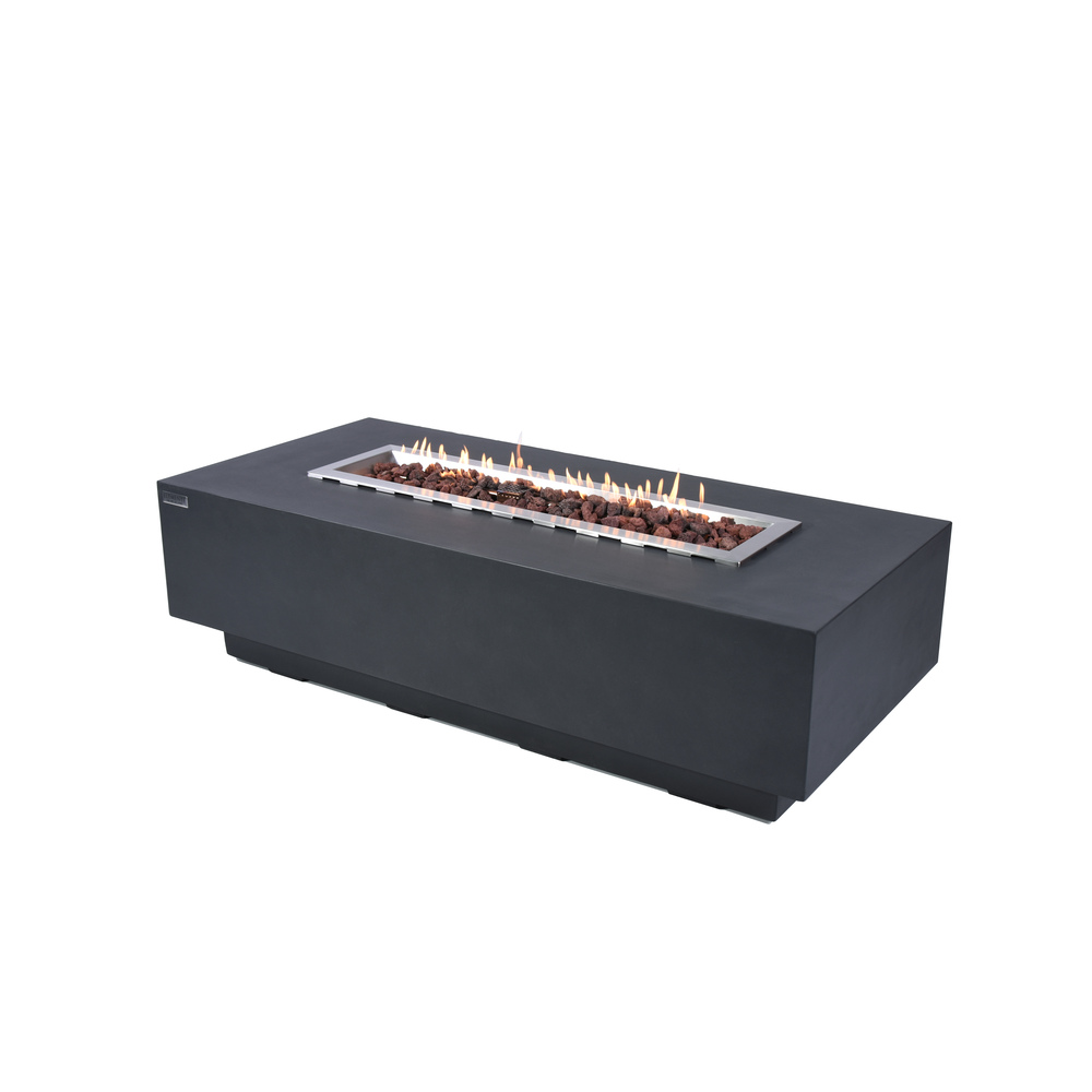 Elementi - Granville Fire Table - Dark Gray - Ng