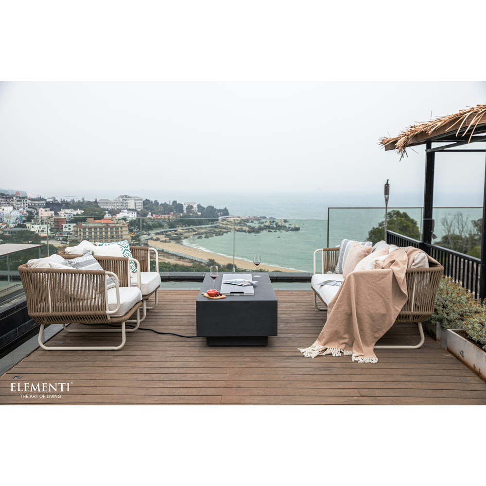 Elementi - Granville Fire Table - Dark Gray - Ng