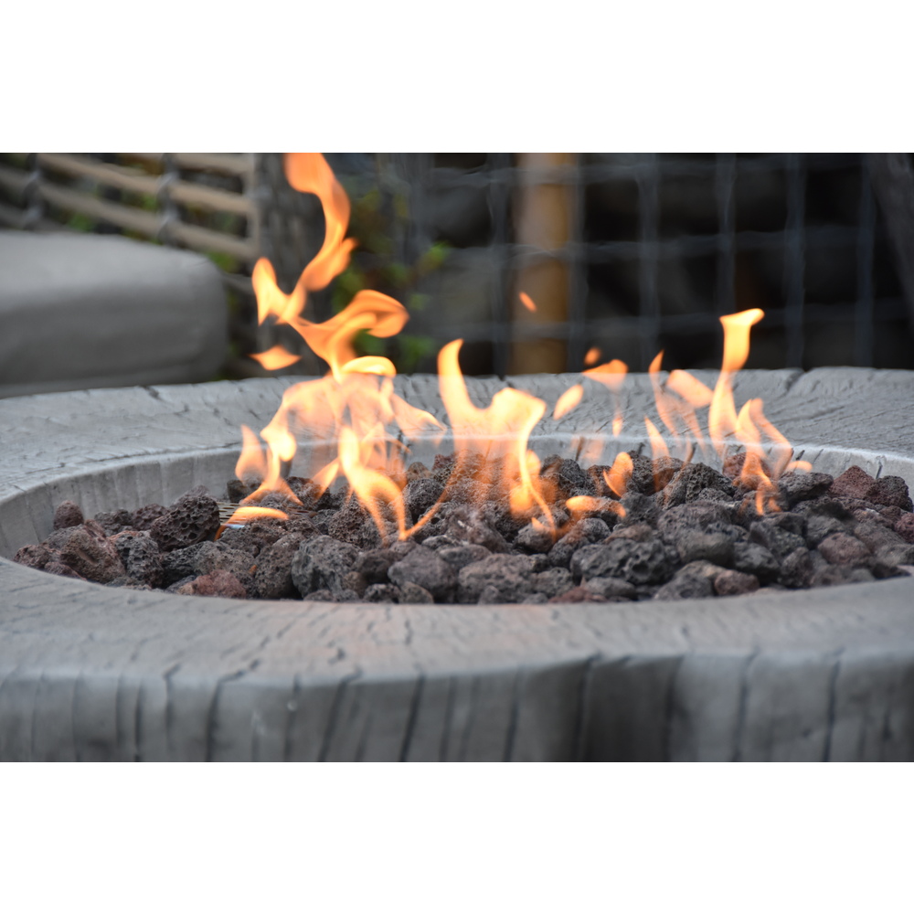 Elementi - Manchester Fire Table - Classic Gray - Ng