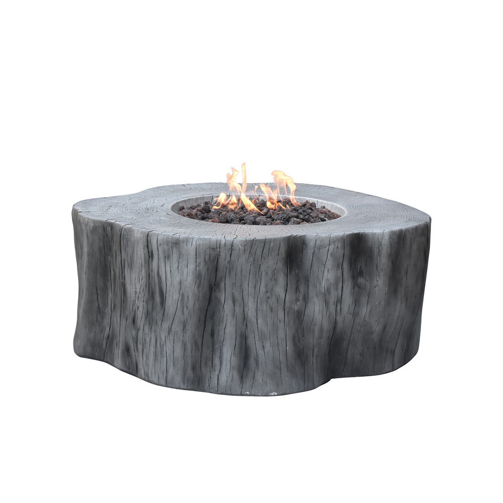 Elementi - Manchester Fire Table - Classic Gray - Ng
