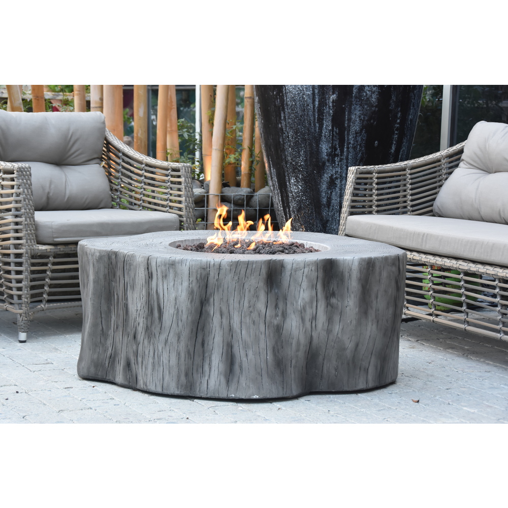 Elementi - Manchester Fire Table - Classic Gray - Ng
