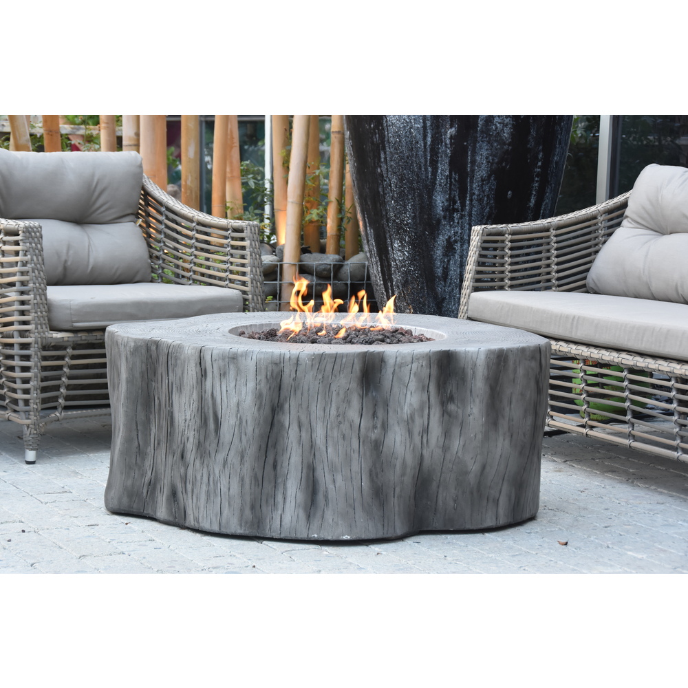 Elementi - Manchester Fire Table - Classic Gray - NG