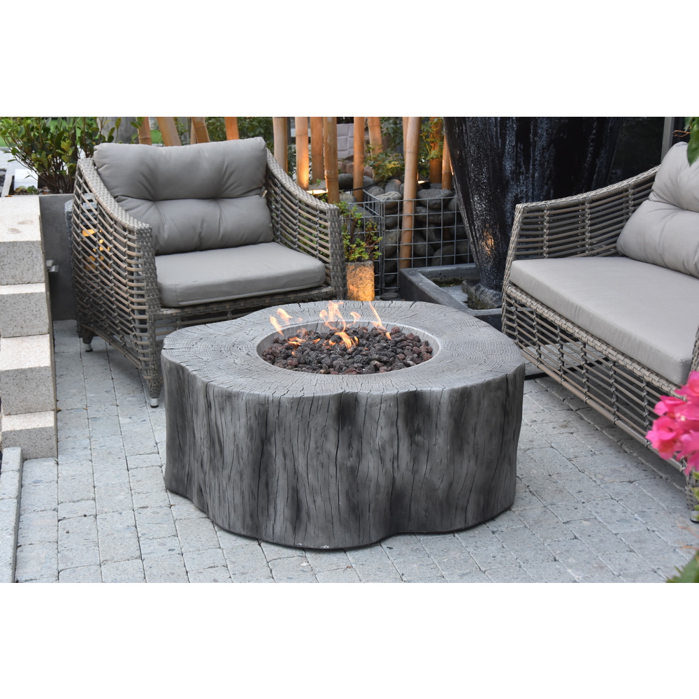 Elementi - Manchester Fire Table - Classic Gray - Ng