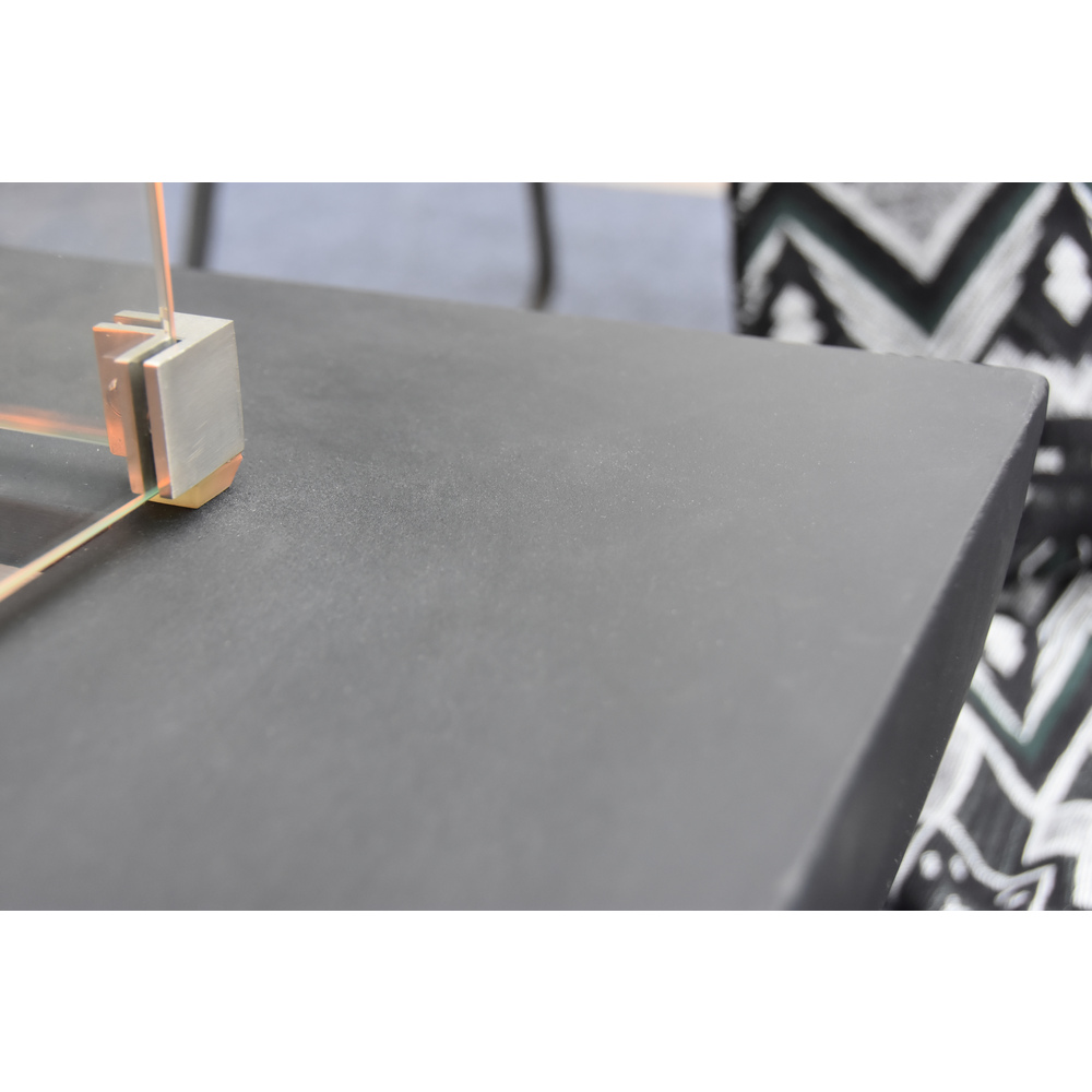 Modeno - Aurora Fire Table Square Black - Ng