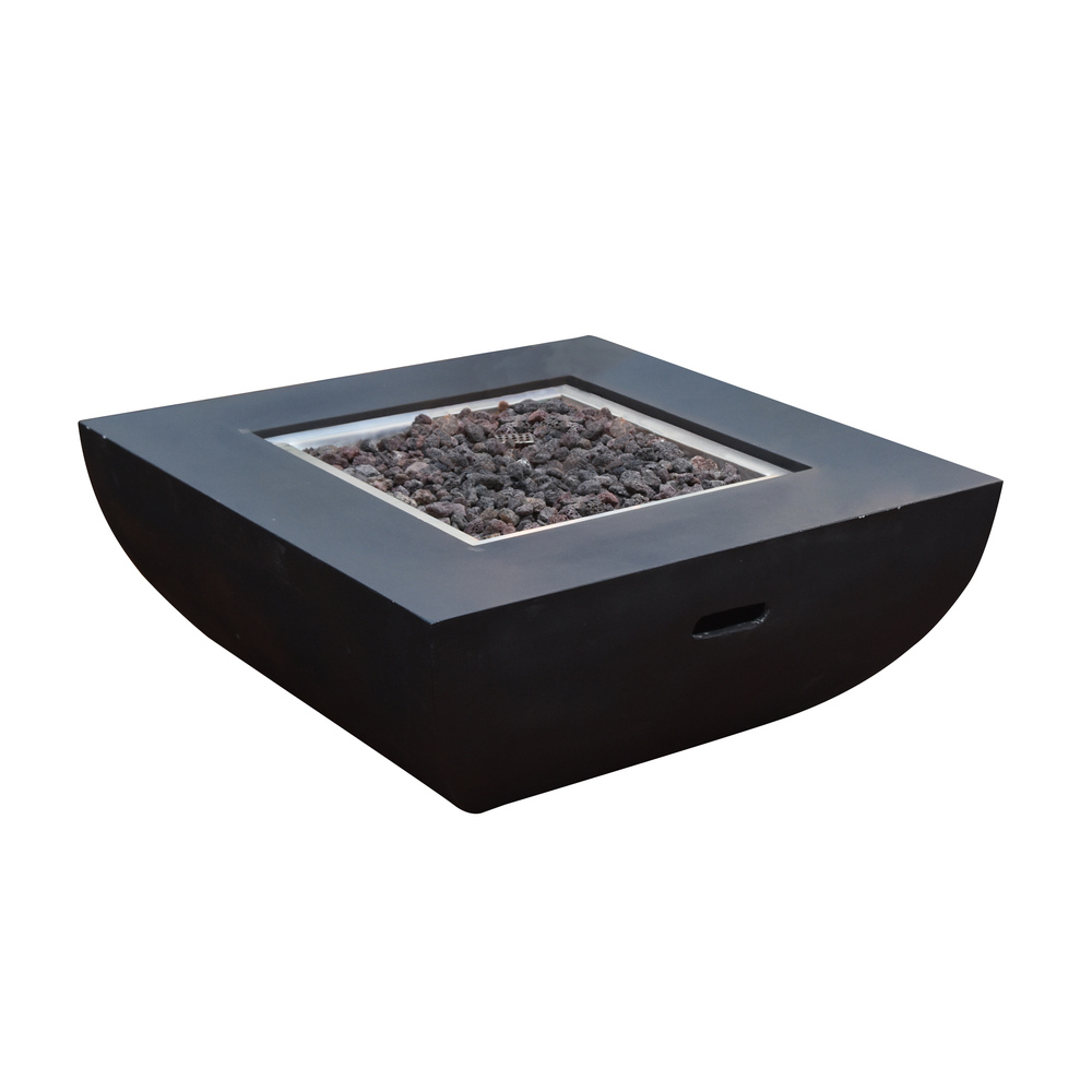 Modeno - Aurora Fire Table Square Black - NG