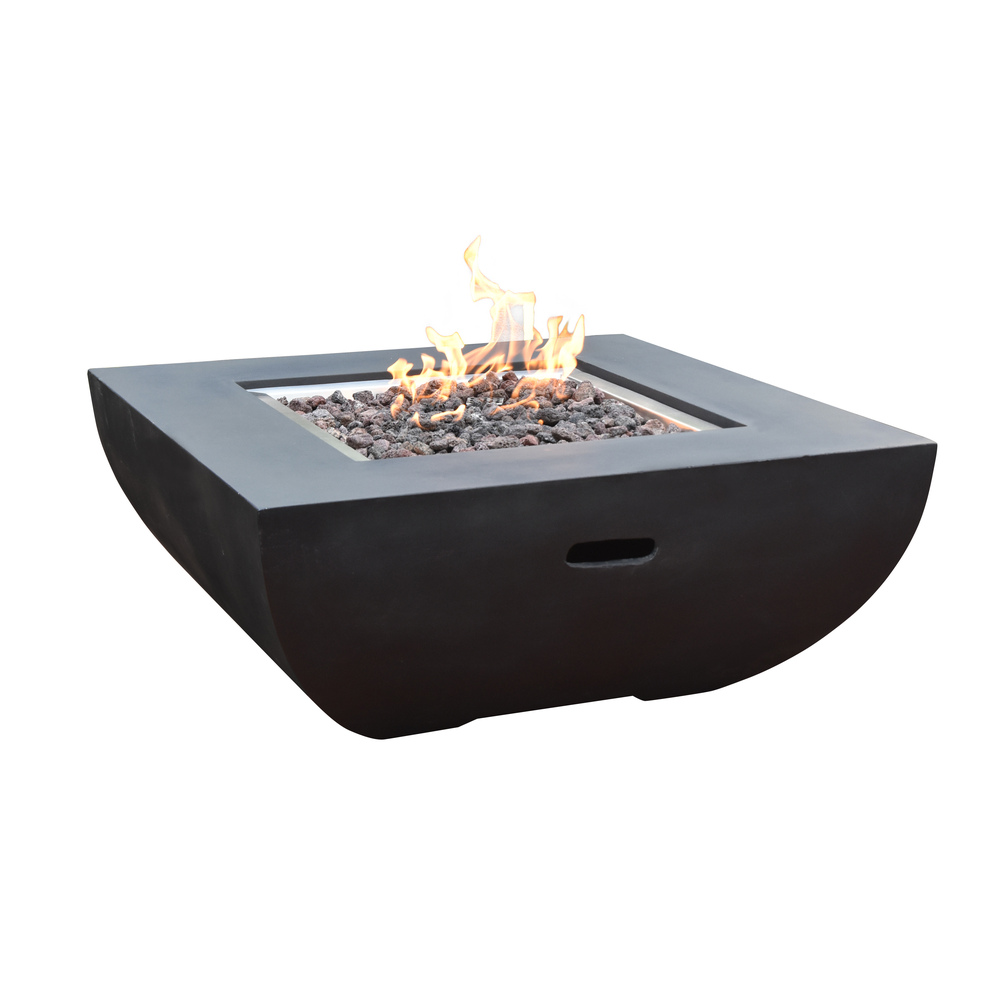Modeno - Aurora Fire Table Square Black - Lp