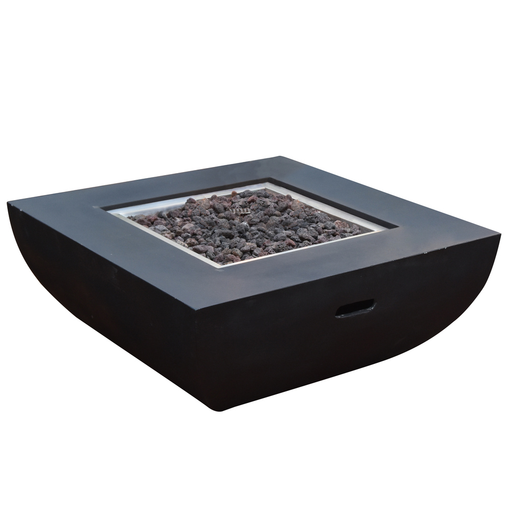 Modeno - Aurora Fire Table Square Black - Lp